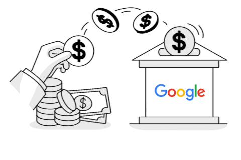 廣告費直接付給 Google 不經他手,收費明細皆清楚可見